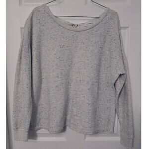 Liz Claiborne Tie Back Crop Sweatshirt Size L